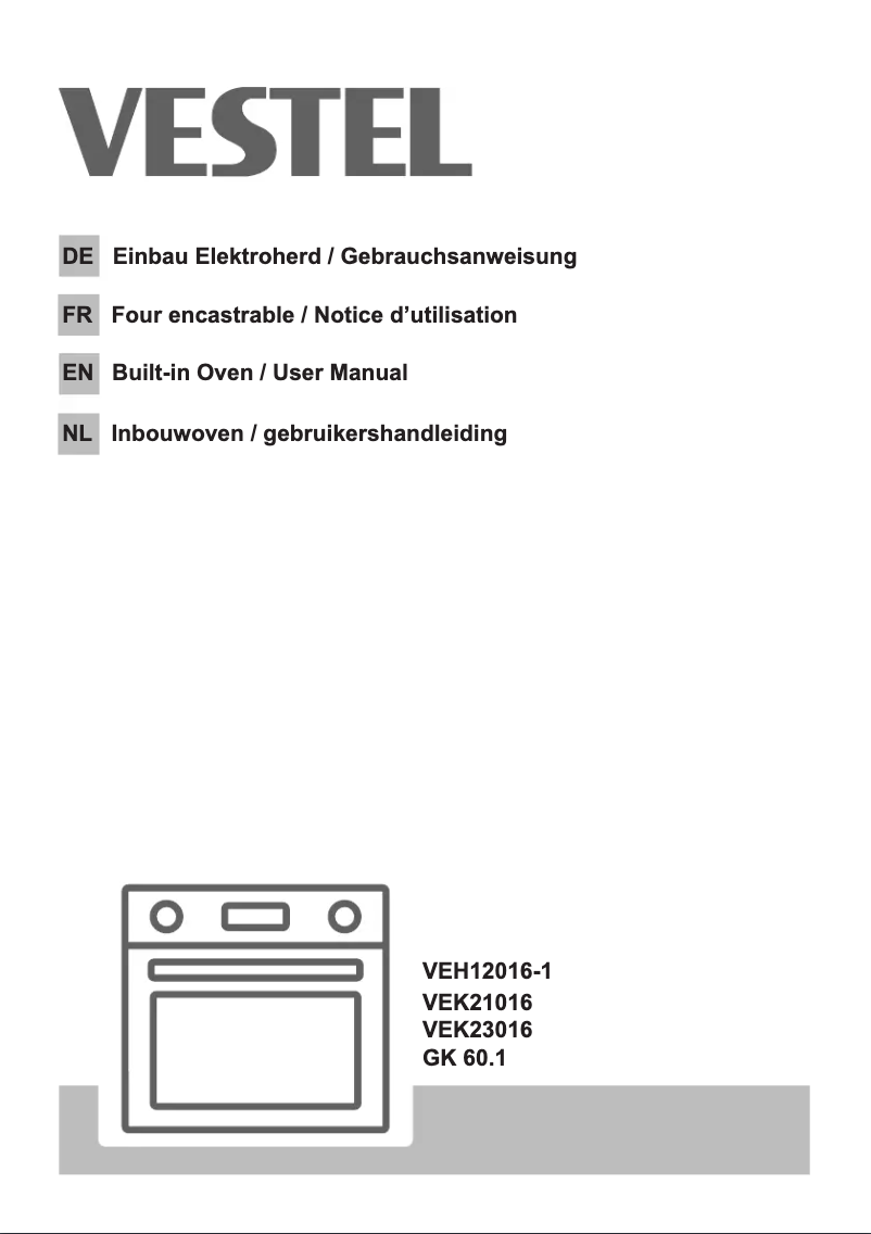 Página 1 del manual Manual de usuario Vestel VEH12016-1