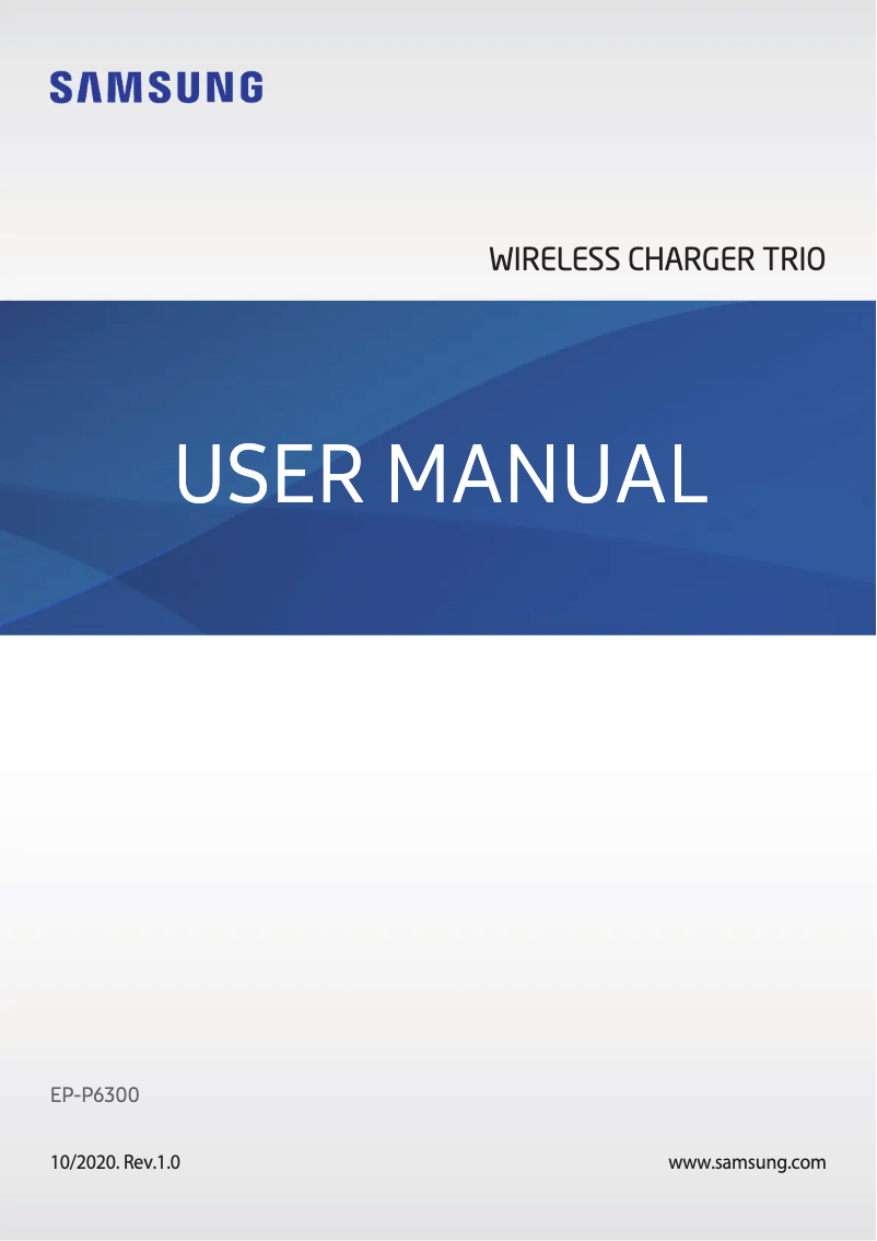 Imagen de la primera página del manual del dispositivo EP-P6300