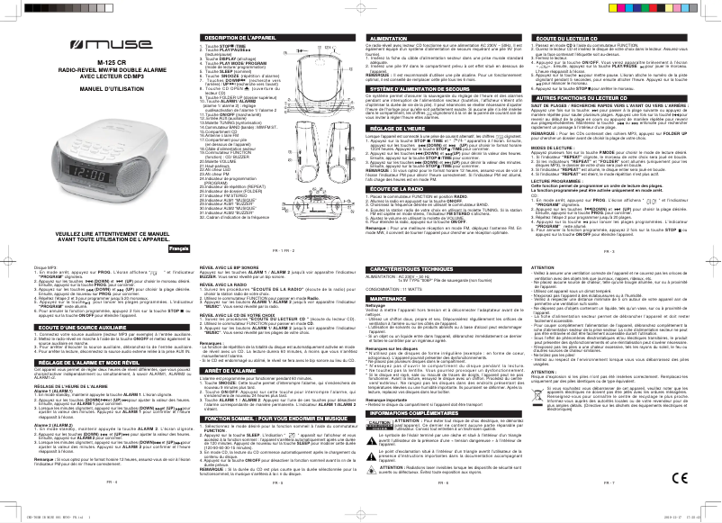 Página nº 1 - Manual de usuario Muse M-060 PT