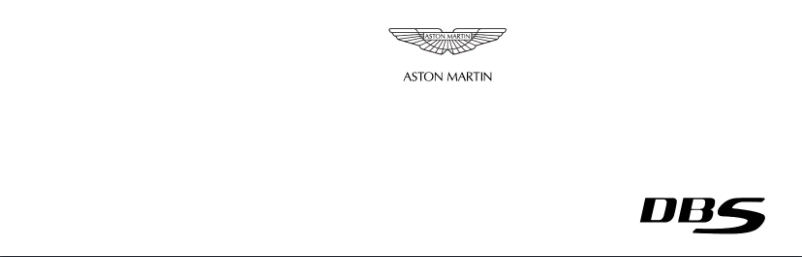 Página 1 del manual Manual de usuario Aston Martin DBS (2011)