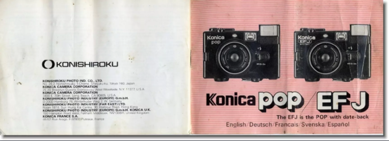 Página 1 del manual Manual de usuario Konica Minolta EFJ