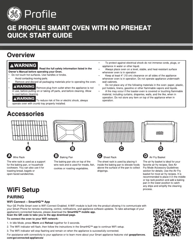 Imagen de la primera página del manual del dispositivo Profile P9OIAAS6TBB