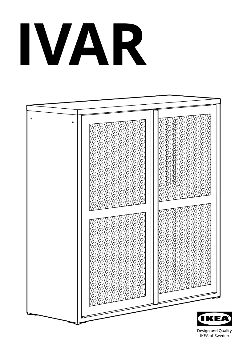 Página 1 del manual Manual de usuario Ikea IVAR 104.829.46
