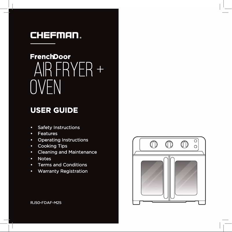Página 1 del manual Manual de usuario Chefman French Door RJ50-FDAF-M25