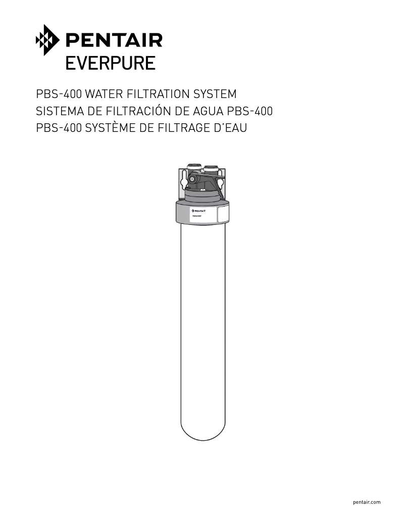 Página 1 del manual Manual de usuario Everpure PBS-400