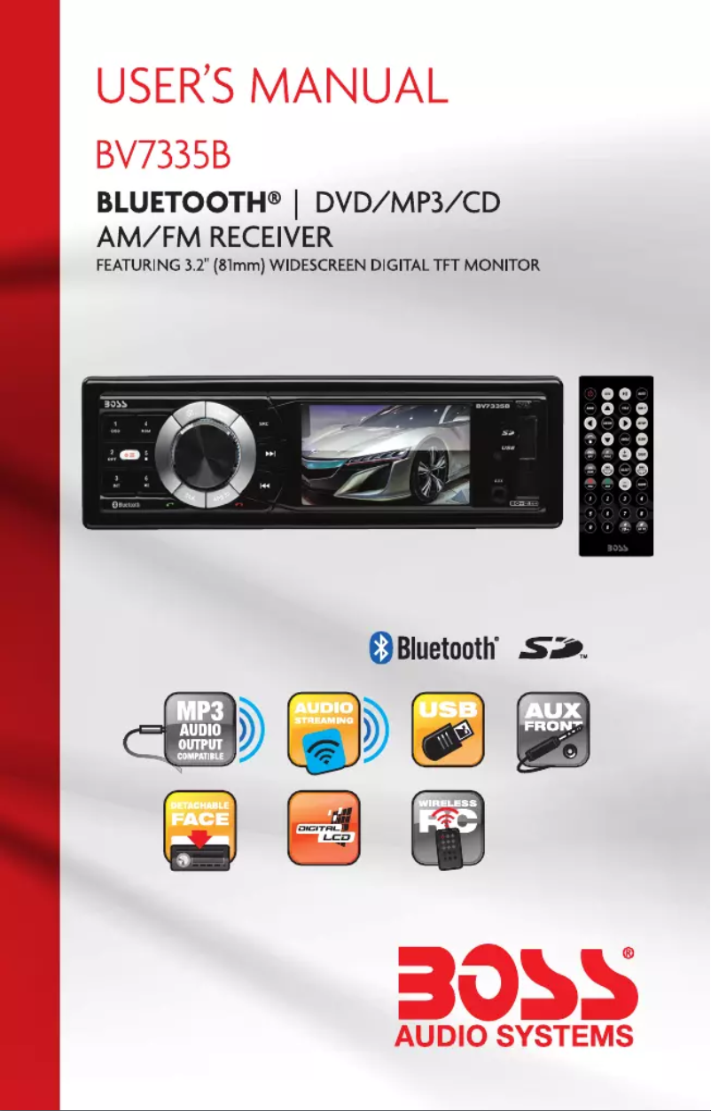 Página nº 1 - Manual de usuario Boss BV7335B