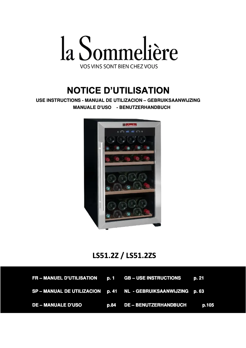 Imagen de la primera página del manual del dispositivo LS51.2Z