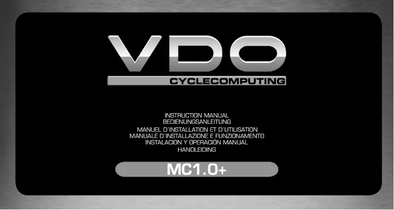 Imagen de la primera página del manual del dispositivo MC10 +