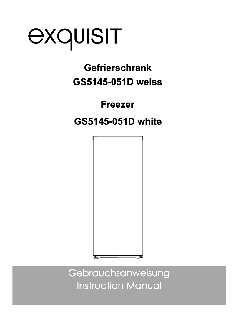 Página 1 del manual Manual de usuario Exquisit GS5145-051D