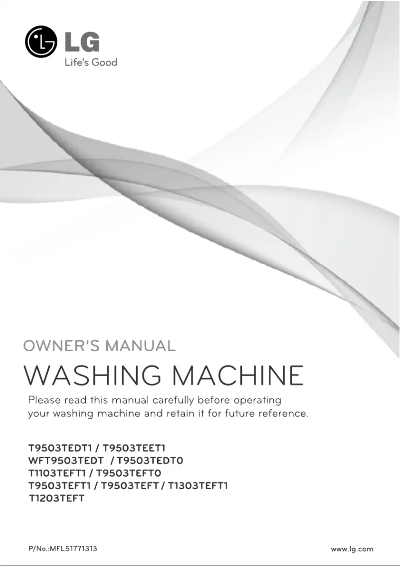 Página 1 del manual Manual de usuario LG T1203TEFT