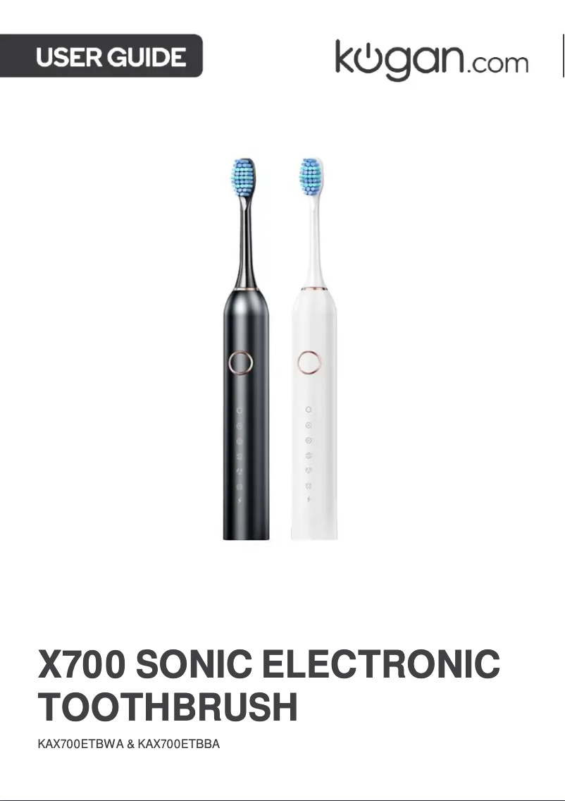 Imagen de la primera página del manual del dispositivo X700