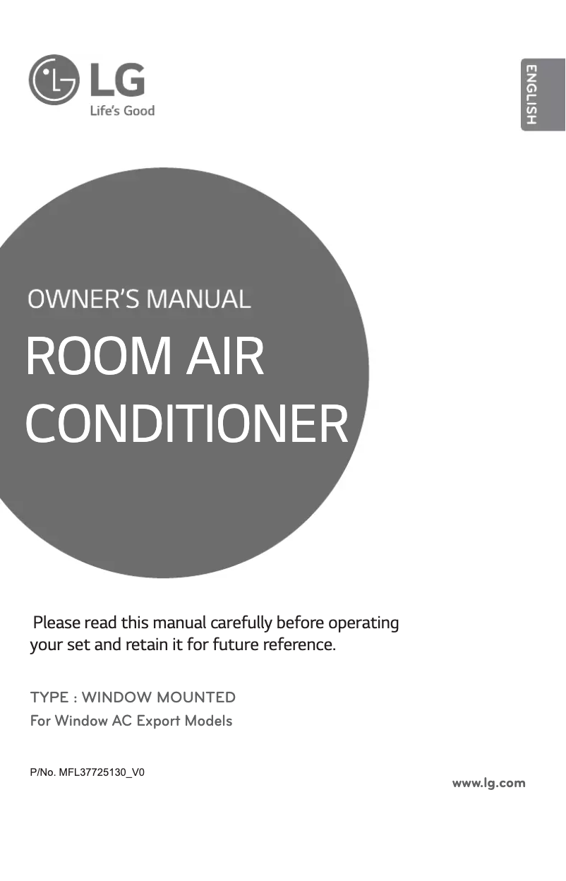 Imagen de la primera página del manual del dispositivo LWAC1262QC2