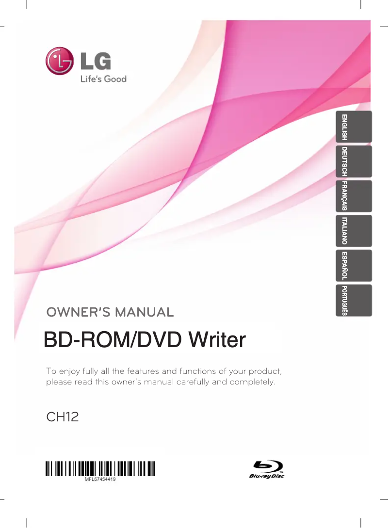 Página nº 1 - Manual de usuario LG CH12
