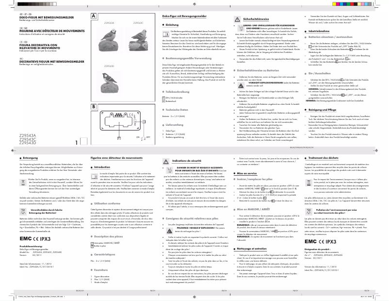 Imagen de la primera página del manual del dispositivo Z29543