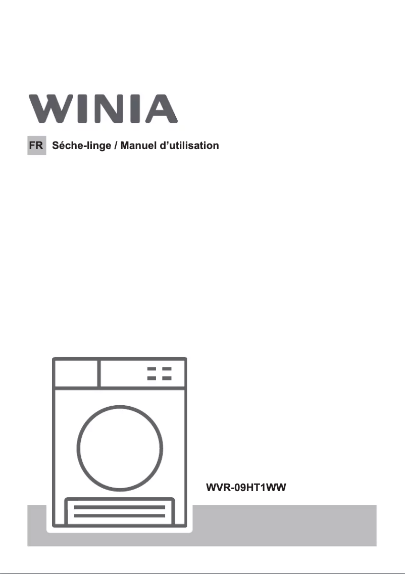 Imagen de la primera página del manual del dispositivo WVR-09HT1WW