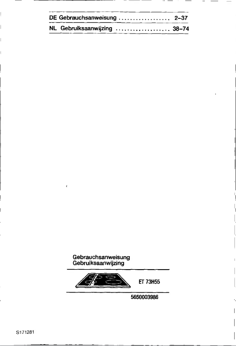 Página nº 1 - Manual de usuario Siemens ET73H55