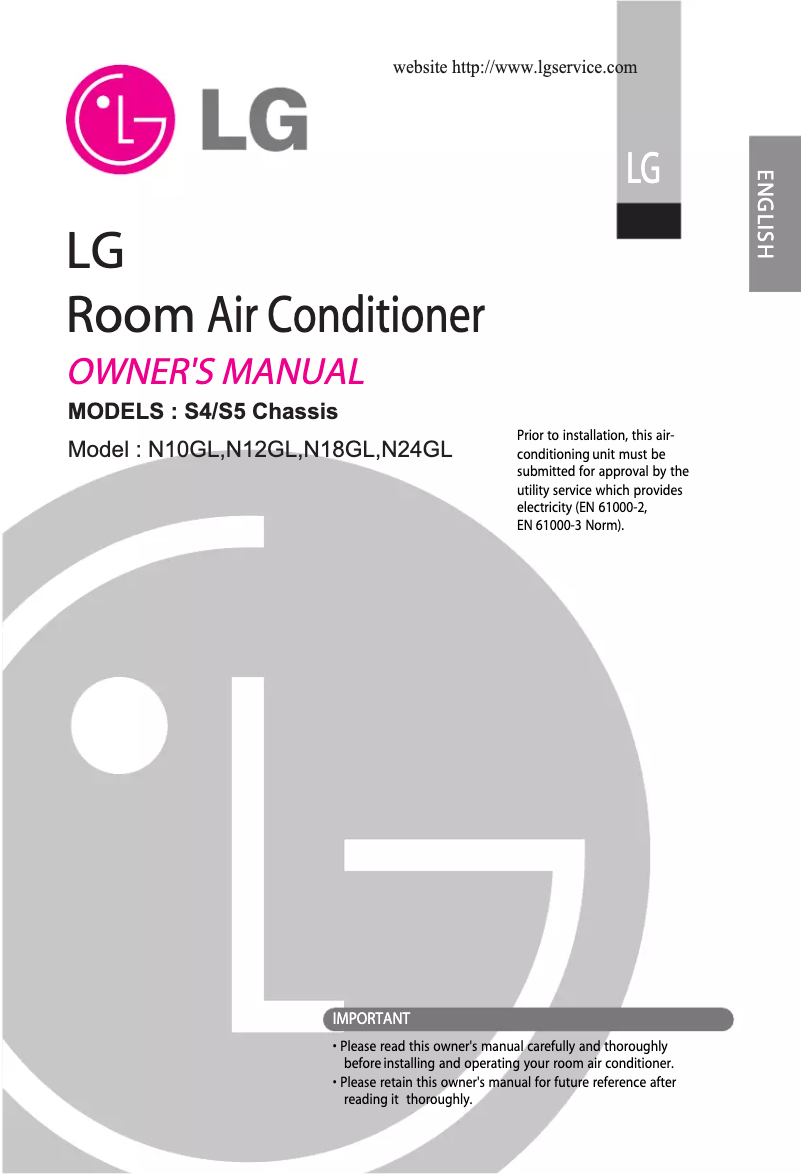 Página 1 del manual Manual de usuario LG N10NP