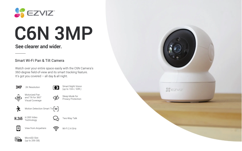 Página nº 1 - Ficha técnica EZVIZ C6N