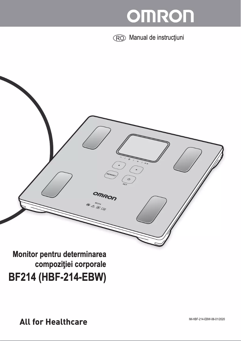 Imagen de la primera página del manual del dispositivo BF214
