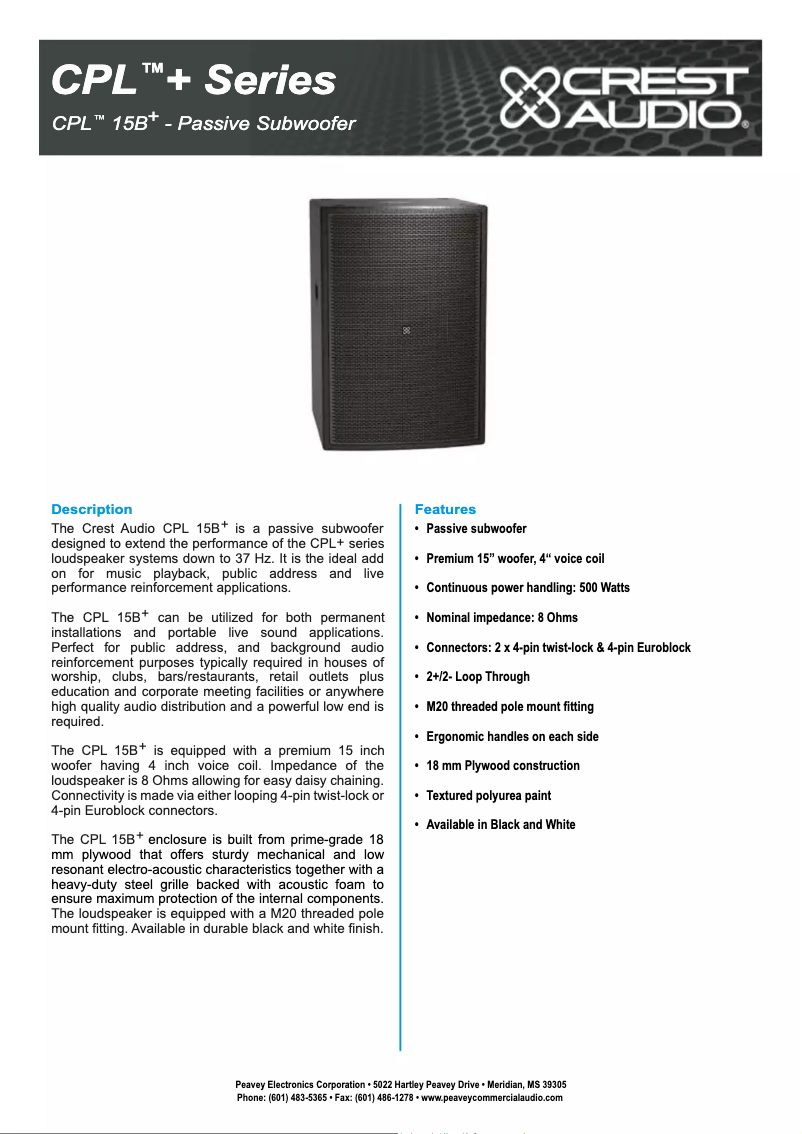 Imagen de la primera página del manual del dispositivo CPL 15B+