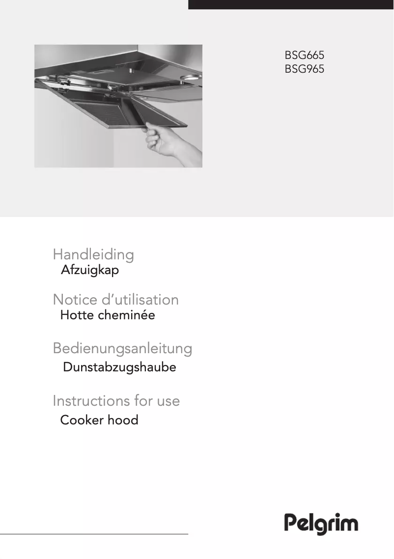 Página 1 del manual Manual de usuario Pelgrim BSG965MAT