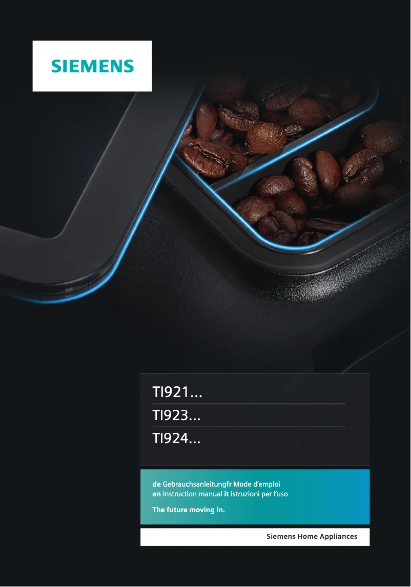 Imagen de la primera página del manual del dispositivo TI921509DE