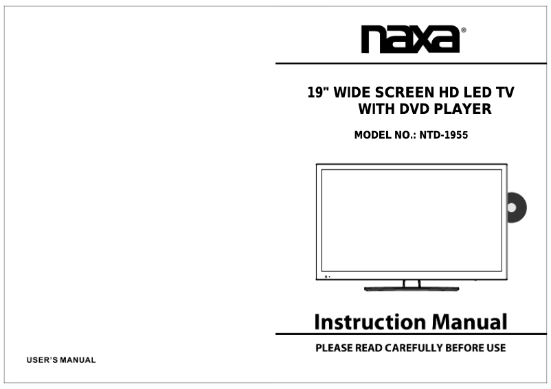 Imagen de la primera página del manual del dispositivo NTD-1955