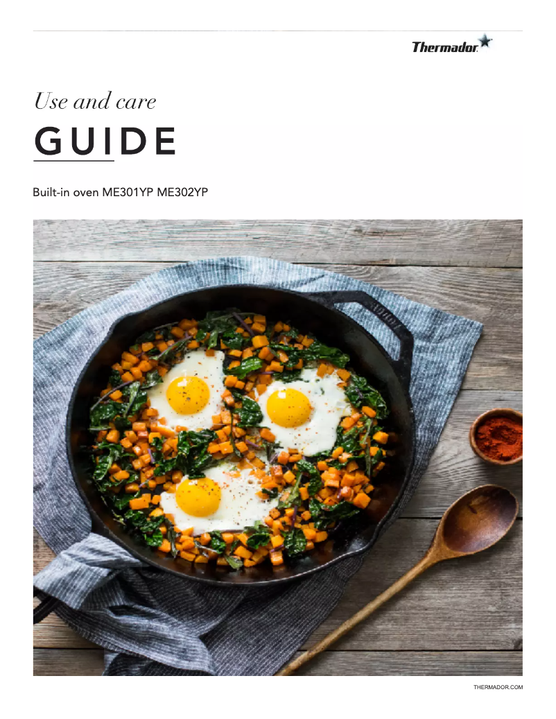 Página 1 del manual Manual de usuario Thermador ME302YP