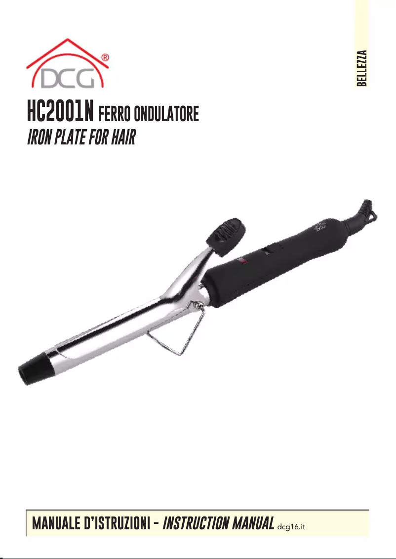 Imagen de la primera página del manual del dispositivo HC2001