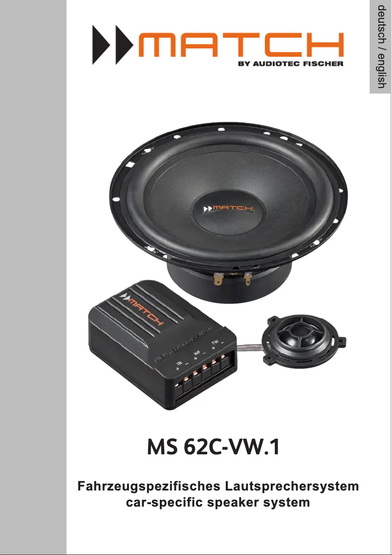 Imagen de la primera página del manual del dispositivo MS 62C-VW.1