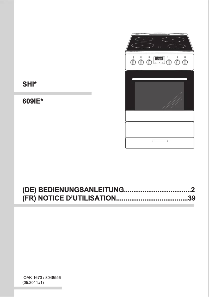 Imagen de la primera página del manual del dispositivo SHI 11173 E