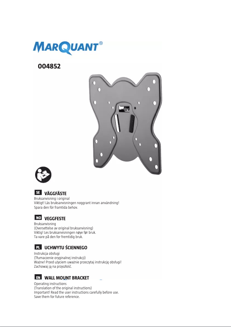 Página nº 1 - Manual de usuario Marquant 004-852
