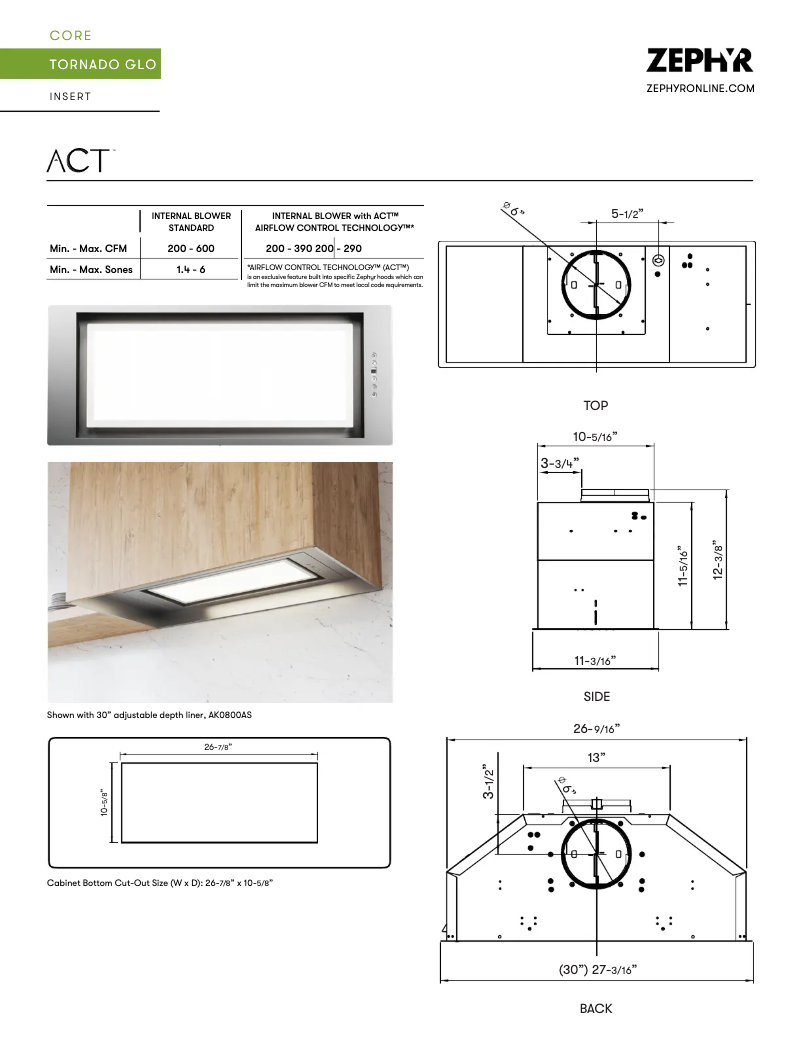 Imagen de la primera página del manual del dispositivo Tornado Glo AK8500AS