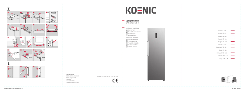 Página 1 del manual Manual de usuario Koenic KFR 621 E NF IN