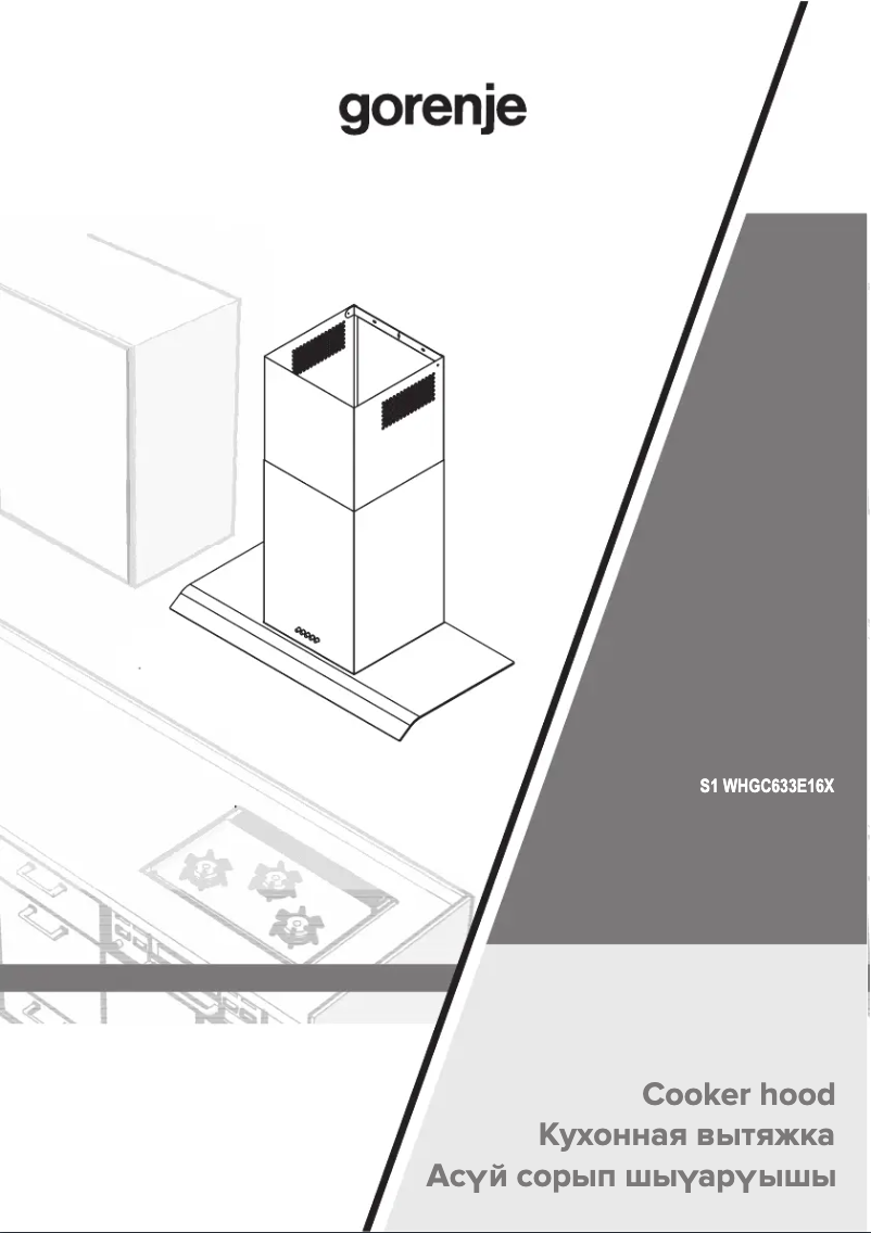 Página 1 del manual Manual de usuario Gorenje WHGC633E16X