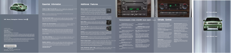 Imagen de la primera página del manual del dispositivo Montego (2007)