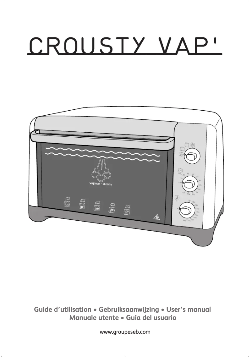 Imagen de la primera página del manual del dispositivo OV1531 Crousty VAP