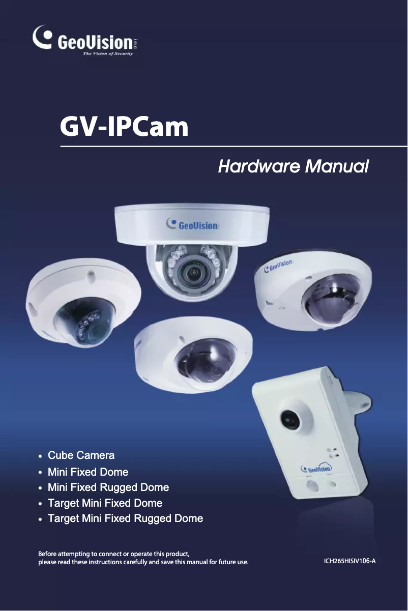 Página 1 del manual Manual de usuario Geovision GV-EFD1100