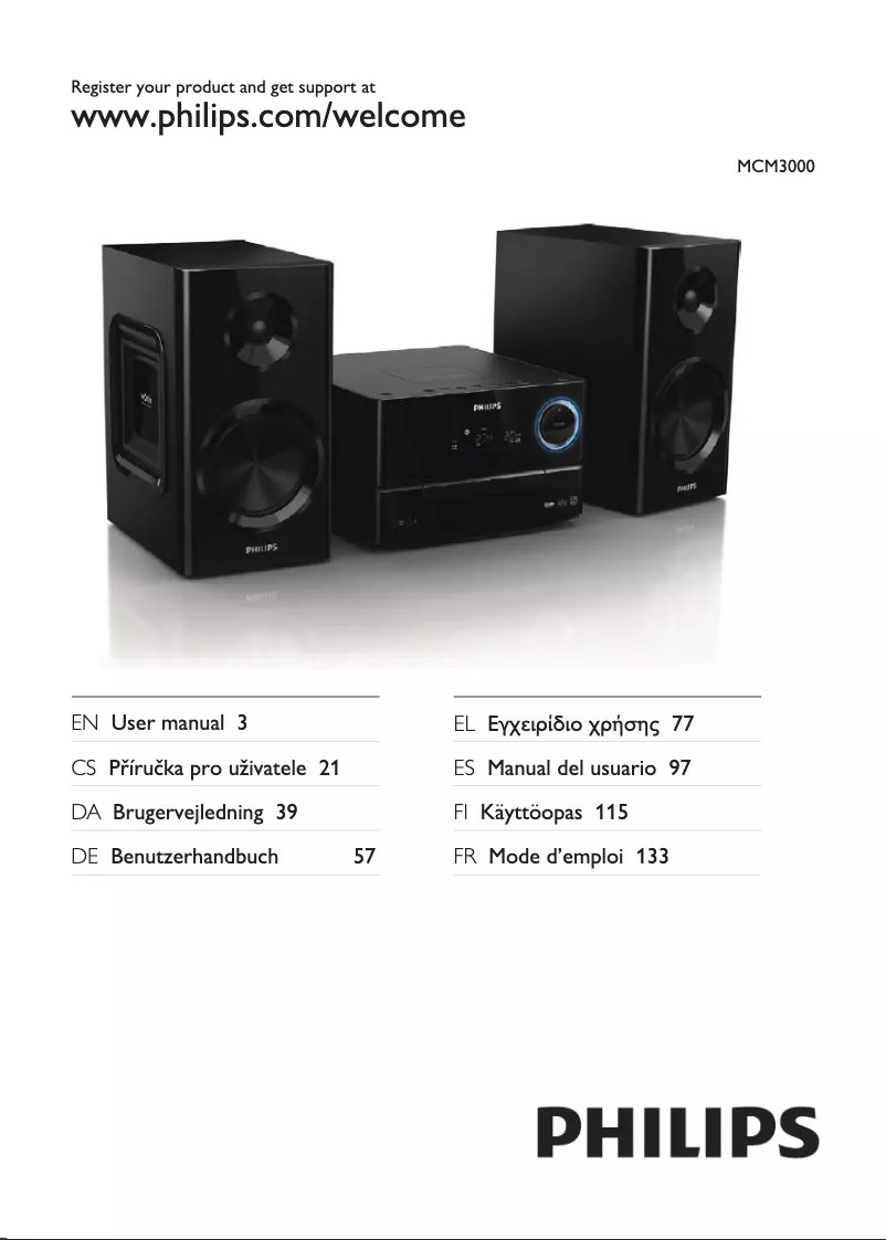 Imagen de la primera página del manual del dispositivo MCM3000