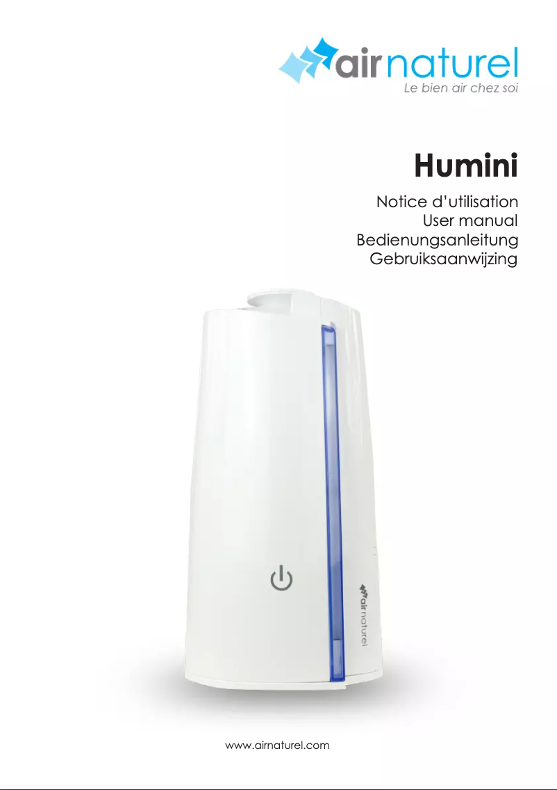 Imagen de la primera página del manual del dispositivo Humini