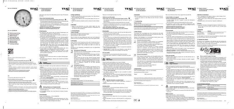 Página 1 del manual Manual de usuario TFA 60.3029.06