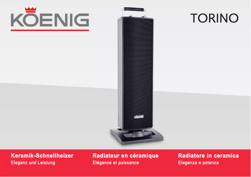 Página 1 del manual Manual de usuario Koenig Torino B06164