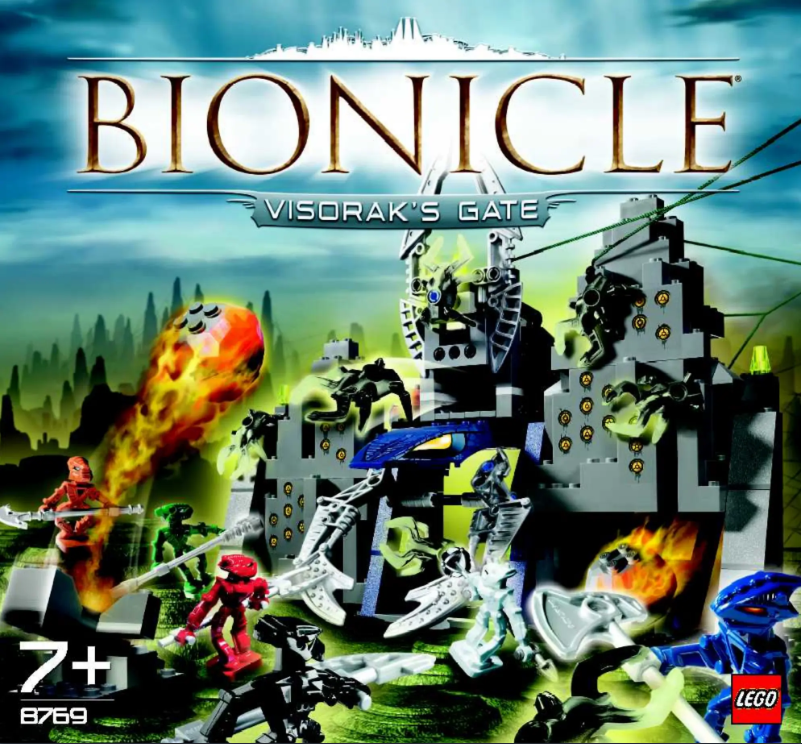 Imagen de la primera página del manual del dispositivo Bionicle 8769
