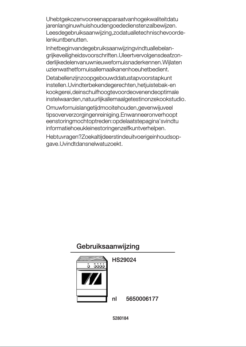 Imagen de la primera página del manual del dispositivo HS29024
