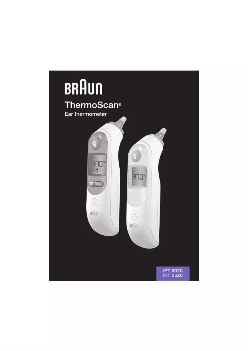 Página 1 del manual Manual de usuario Braun ThermoScan 6 IRT 6520