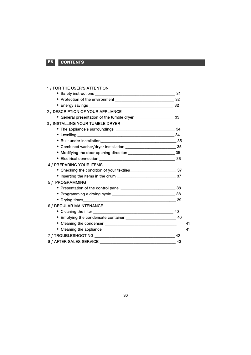 Imagen de la primera página del manual del dispositivo SF80CB