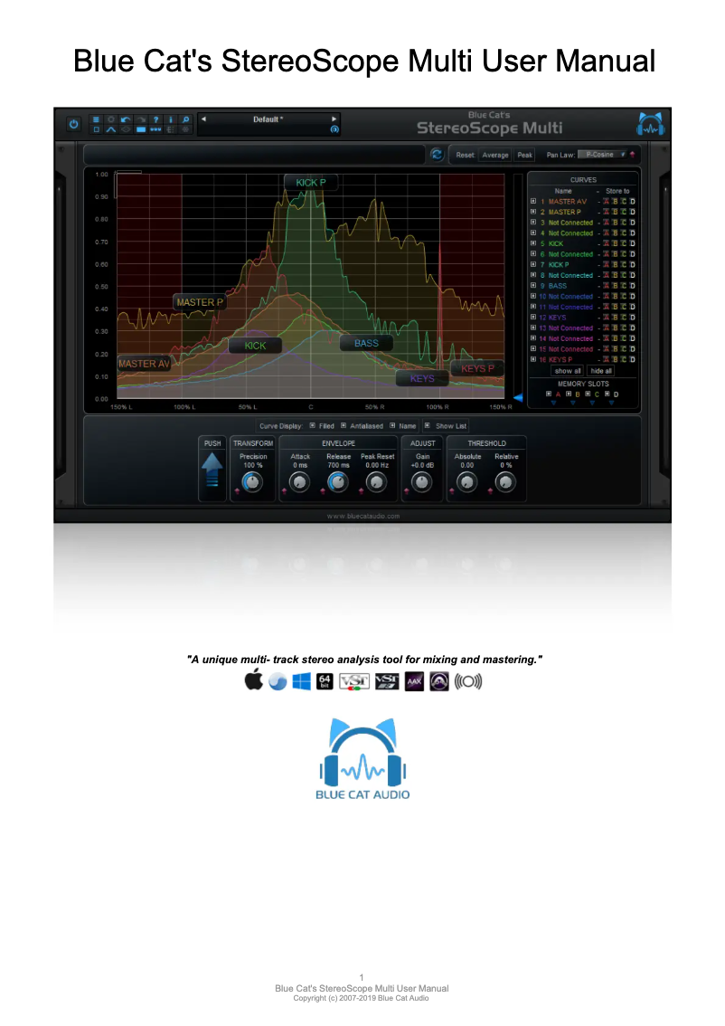 Imagen de la primera página del manual del dispositivo StereoScope Multi