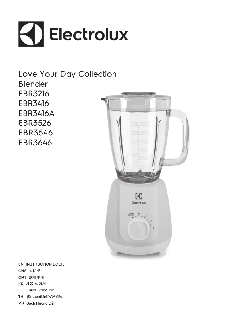 Página 1 del manual Manual de usuario Electrolux EBR3216