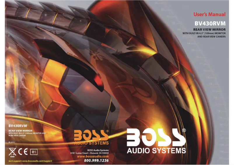 Página 1 del manual Manual de usuario Boss BV430RVM