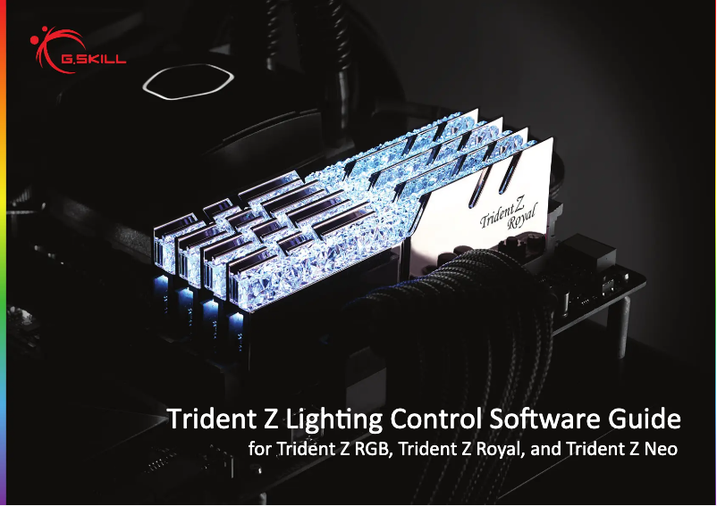 Página nº 1 - Manual de usuario G.Skill Trident Z RGB